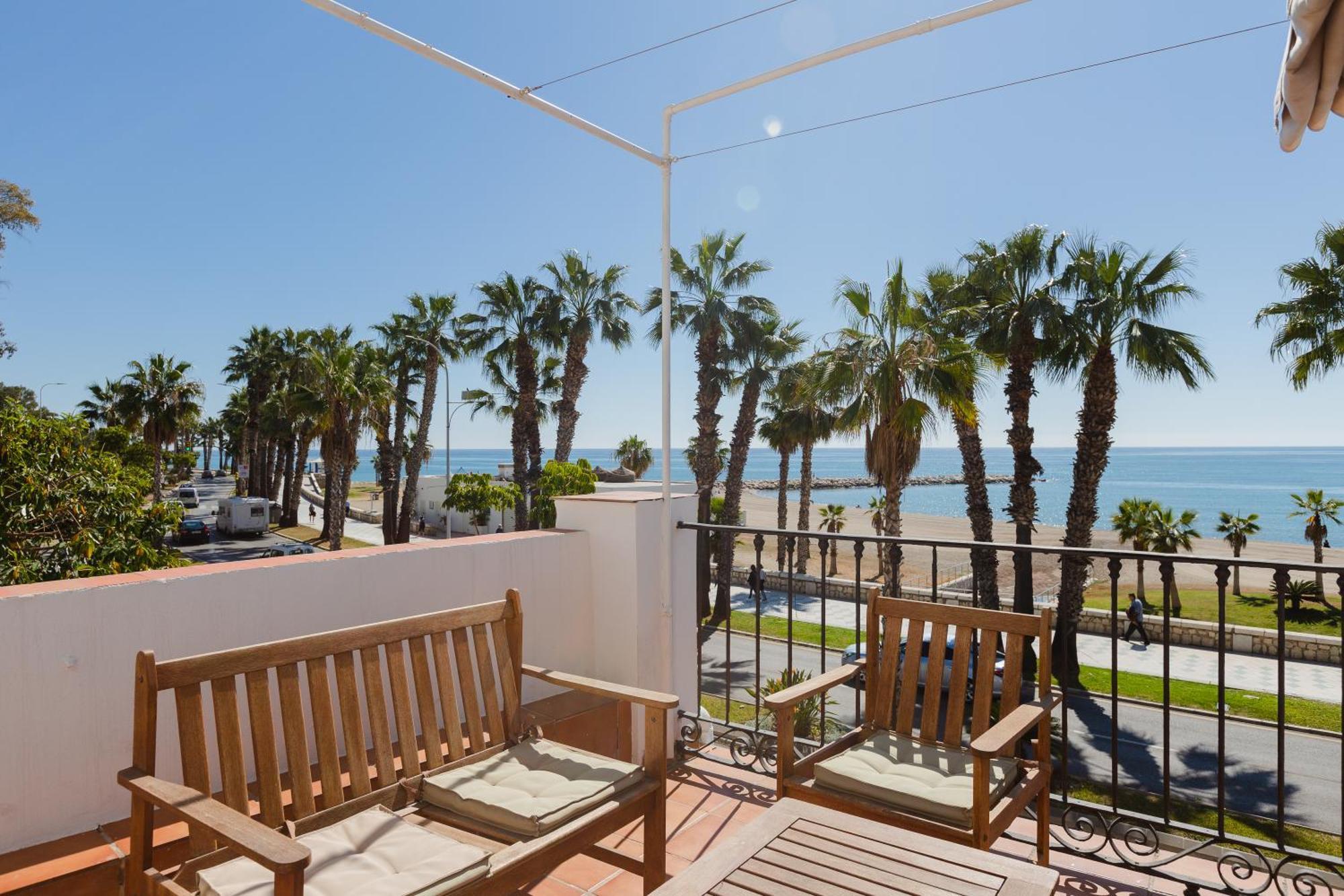 Apartamento Con Encanto En Primera Linea De Playa Màlaga Exteriér fotografie